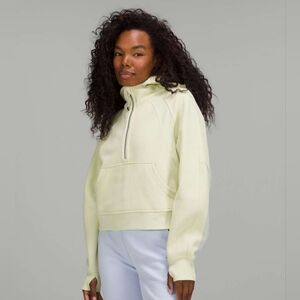 Lululemon Scuba Oversized Half-Zip Hoodie, XS/S light green